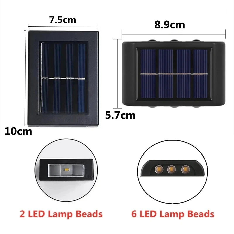 Solar LED Outdoor Light with Motion Sensor – Waterproof Garden & Wall Lamp for Home Lighting