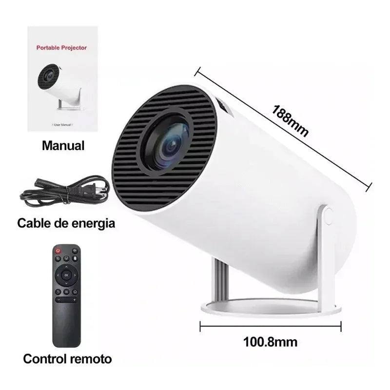 Home Cinema Outdoor portable Projetor Android 11 Wifi BT5.0 1280*720P