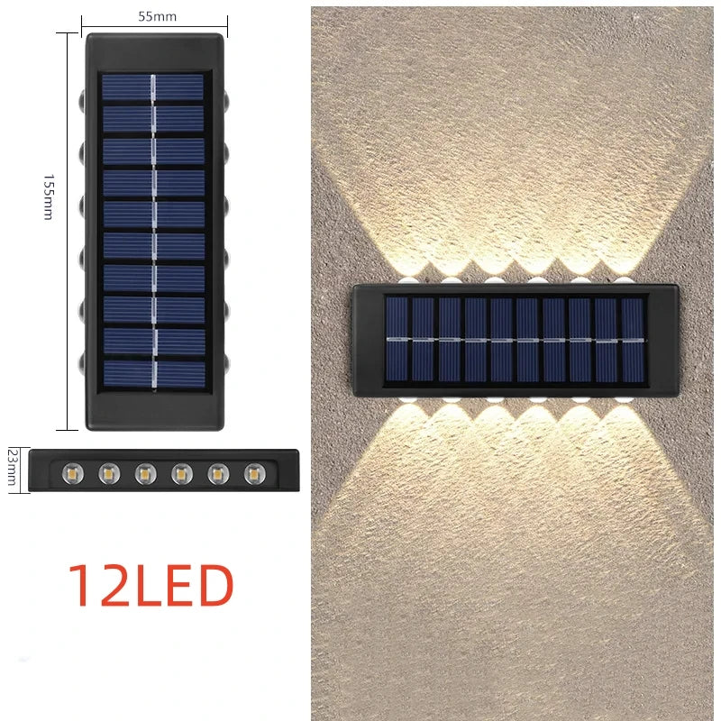 Solar LED Outdoor Light with Motion Sensor – Waterproof Garden & Wall Lamp for Home Lighting