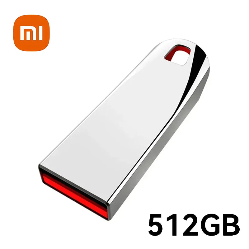 Xiaomi 2TB Metal Flash Drive Waterproof USB 3.2 High Speed Transfer Waterproof 1TB 512GB 256GB Portable Memoria Usb Flash Disk