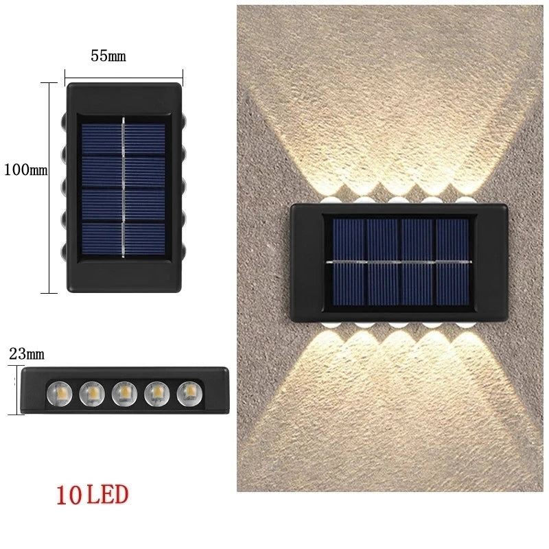 Solar LED Outdoor Light with Motion Sensor – Waterproof Garden & Wall Lamp for Home Lighting