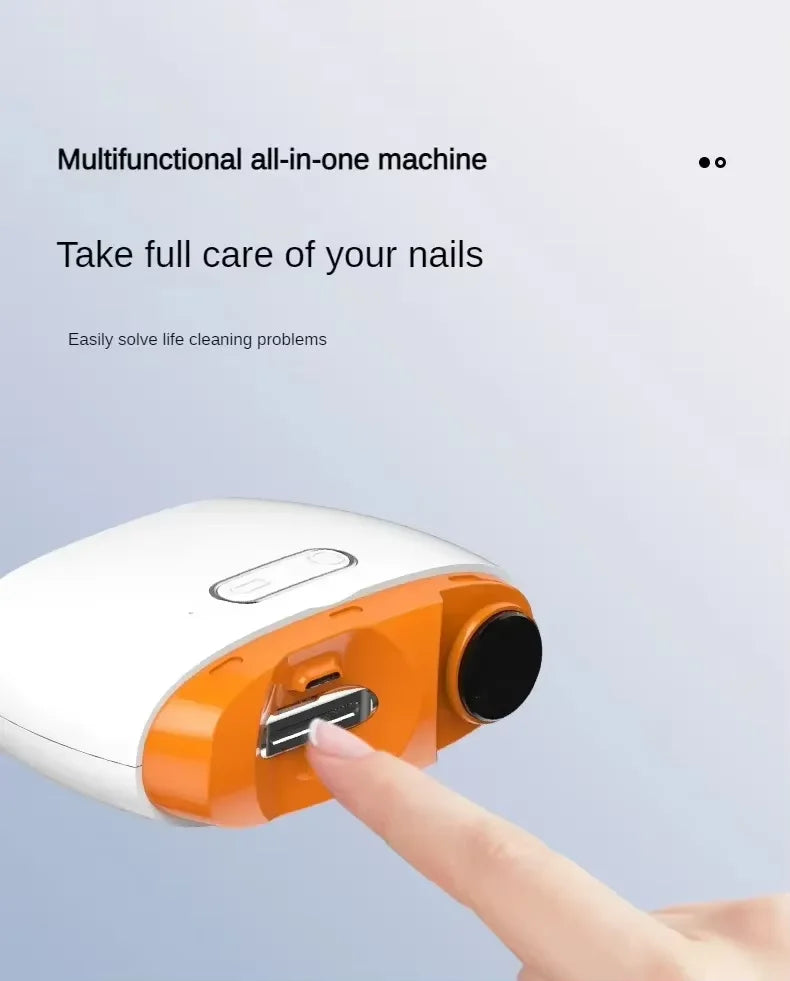 Xiaomi 2-in-1 Smart Electric Nail Clippers – Automatic Trimming & Polishing for Adults & Children