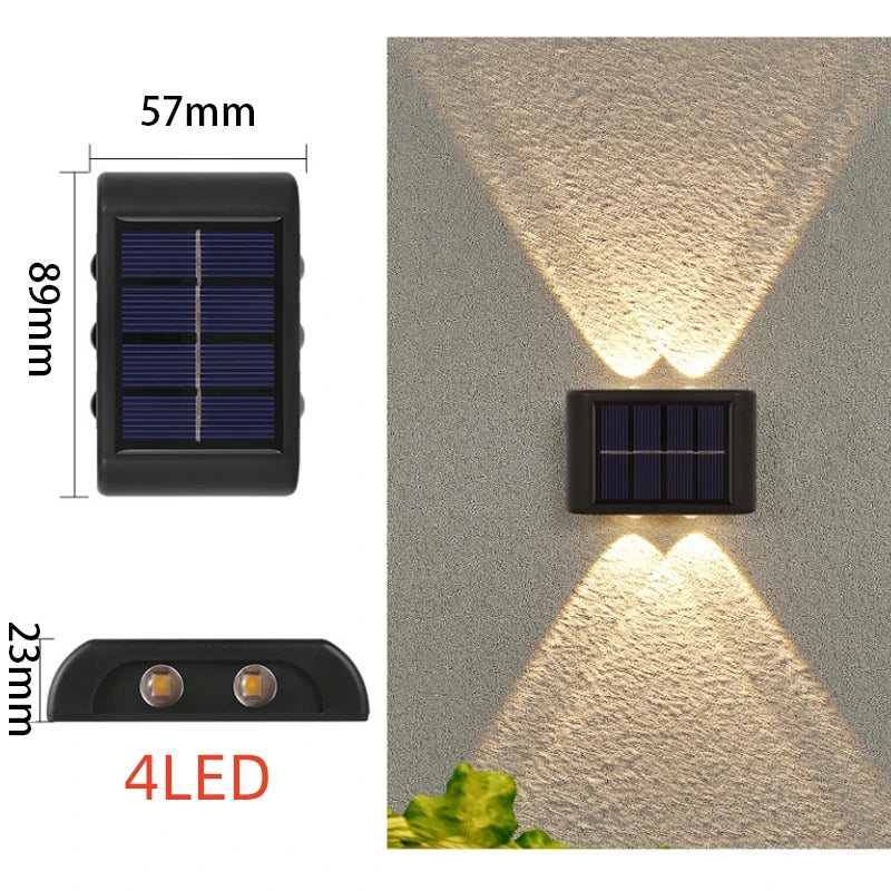 Solar LED Outdoor Light with Motion Sensor – Waterproof Garden & Wall Lamp for Home Lighting