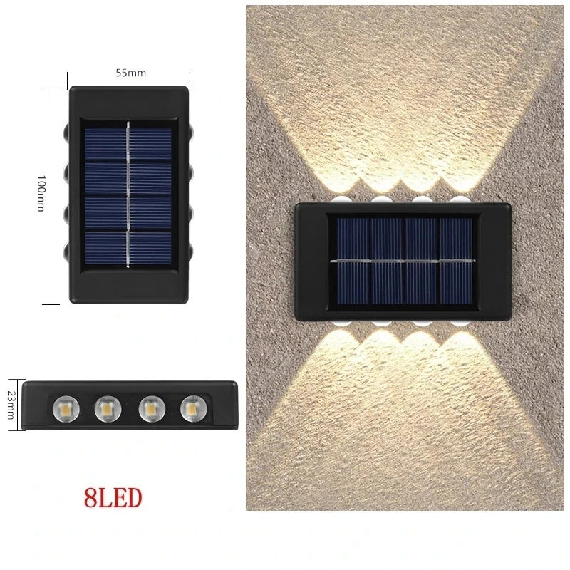 Solar LED Outdoor Light with Motion Sensor – Waterproof Garden & Wall Lamp for Home Lighting