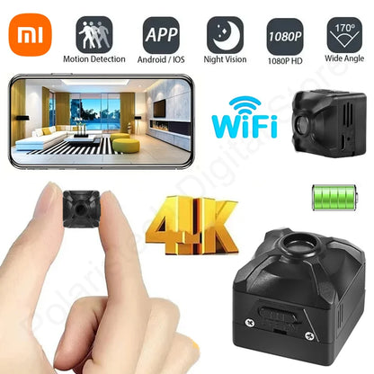 Home Portable Camcorder Xiaomi X5 1080P Wireless Mini Camera WiFi IP/AP Remote Monitor Rechargeable Battery Motion Detection