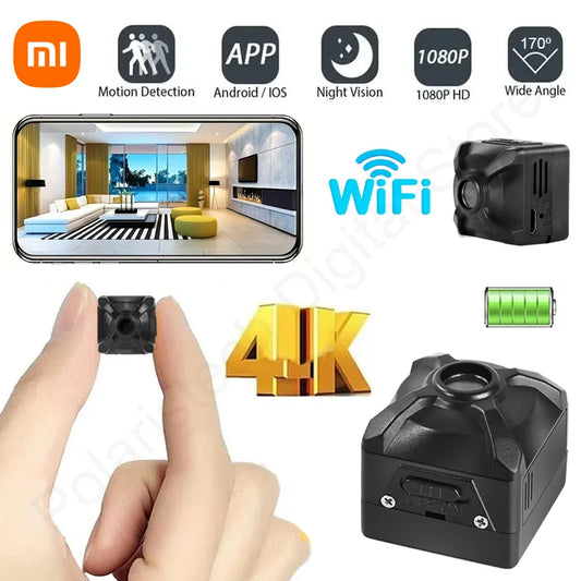 Home Portable Camcorder Xiaomi X5 1080P Wireless Mini Camera WiFi IP/AP Remote Monitor Rechargeable Battery Motion Detection