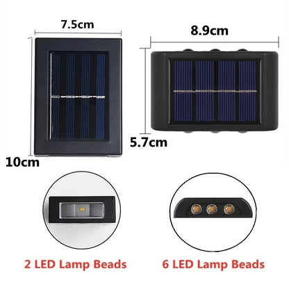Solar LED Outdoor Light with Motion Sensor – Waterproof Garden & Wall Lamp for Home Lighting