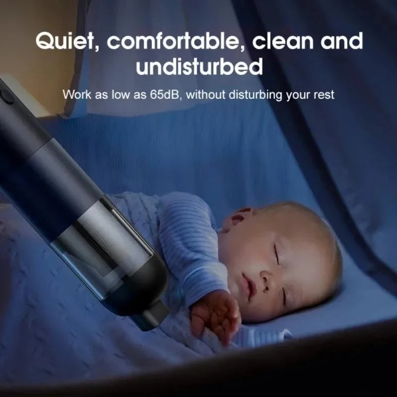 Xiaomi 3-in-1 Wireless Car Vacuum Cleaner – Portable Handheld Mini Dust Catcher
