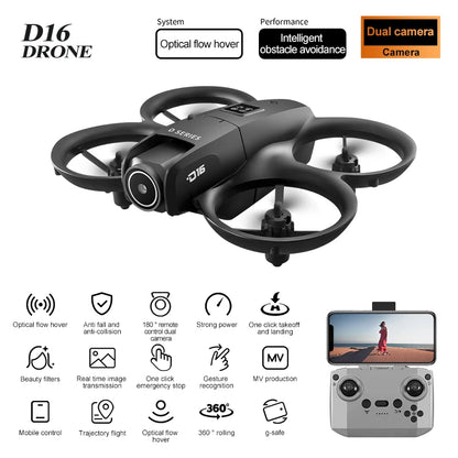 Xiaomi D16 Mini Drone – 8K HD Camera with 180° Electric Adjustable Lens