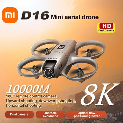 Xiaomi D16 Mini Drone – 8K HD Camera with 180° Electric Adjustable Lens